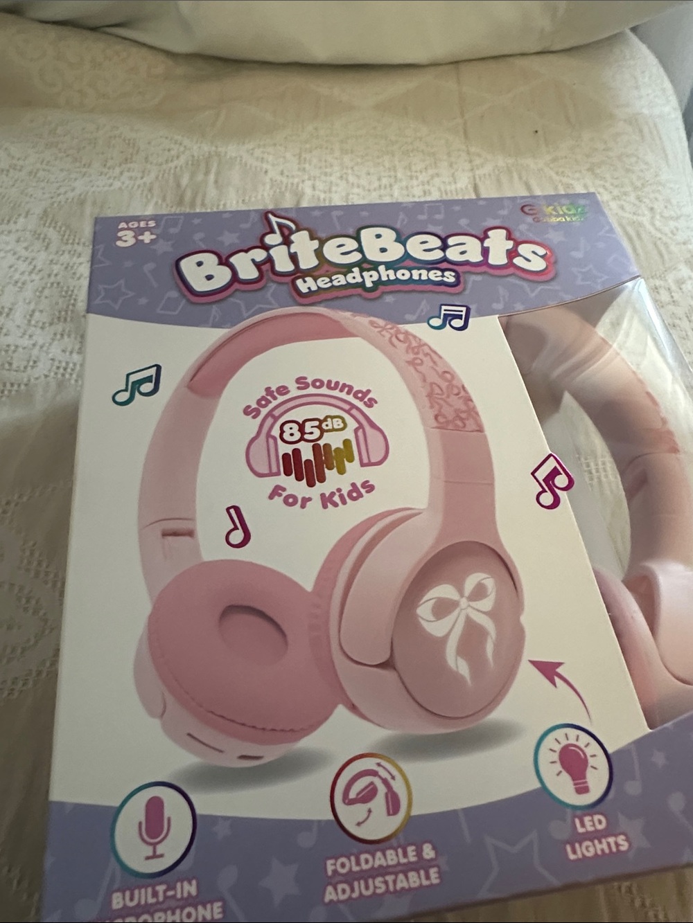 BriteBeats Kids Headphones - Pink